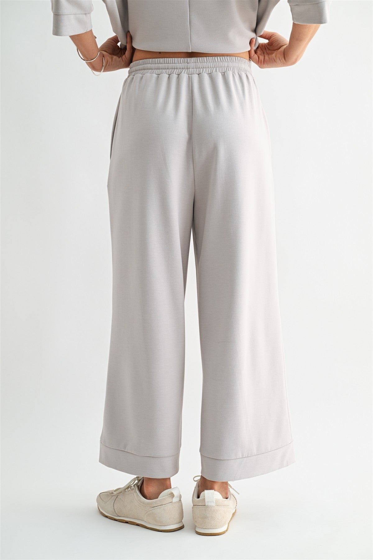 Scuba Pants in Light Grey