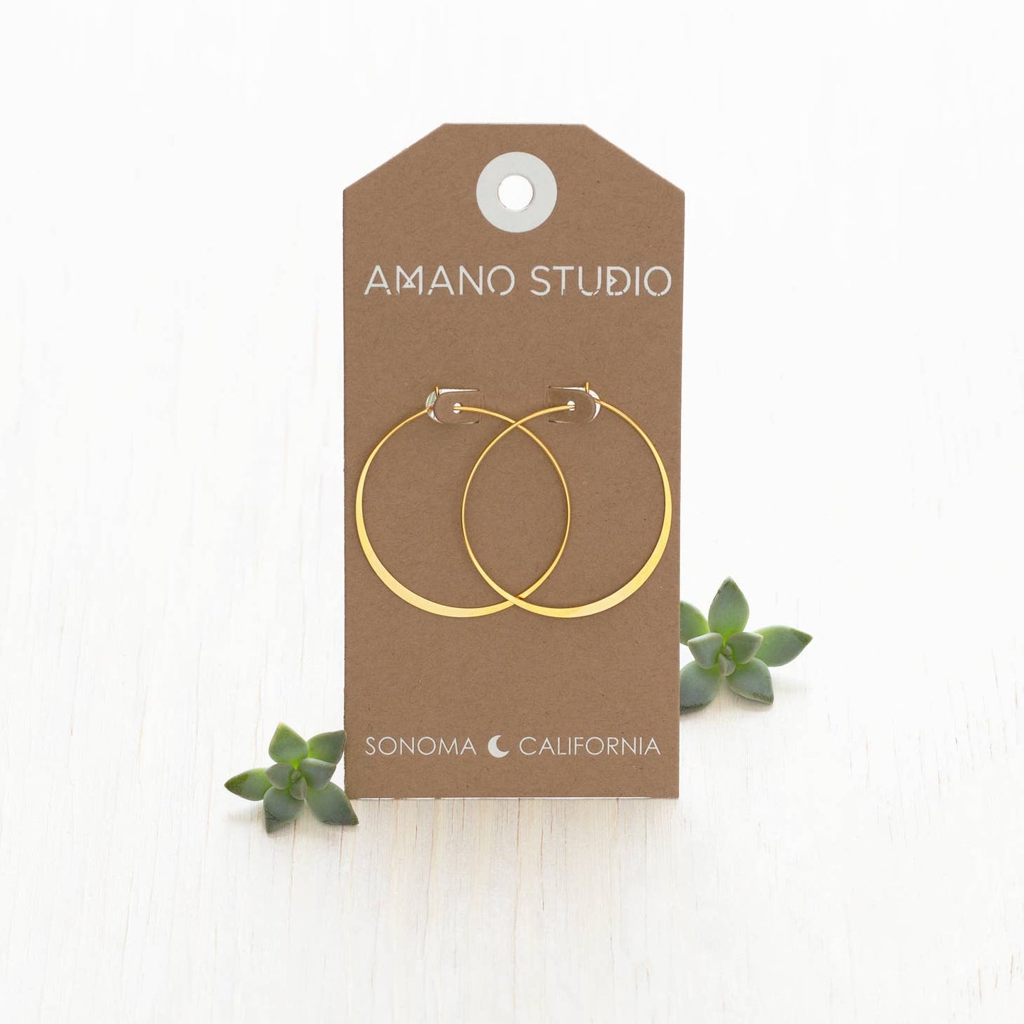 1.5" Classic Hoops - GOLD