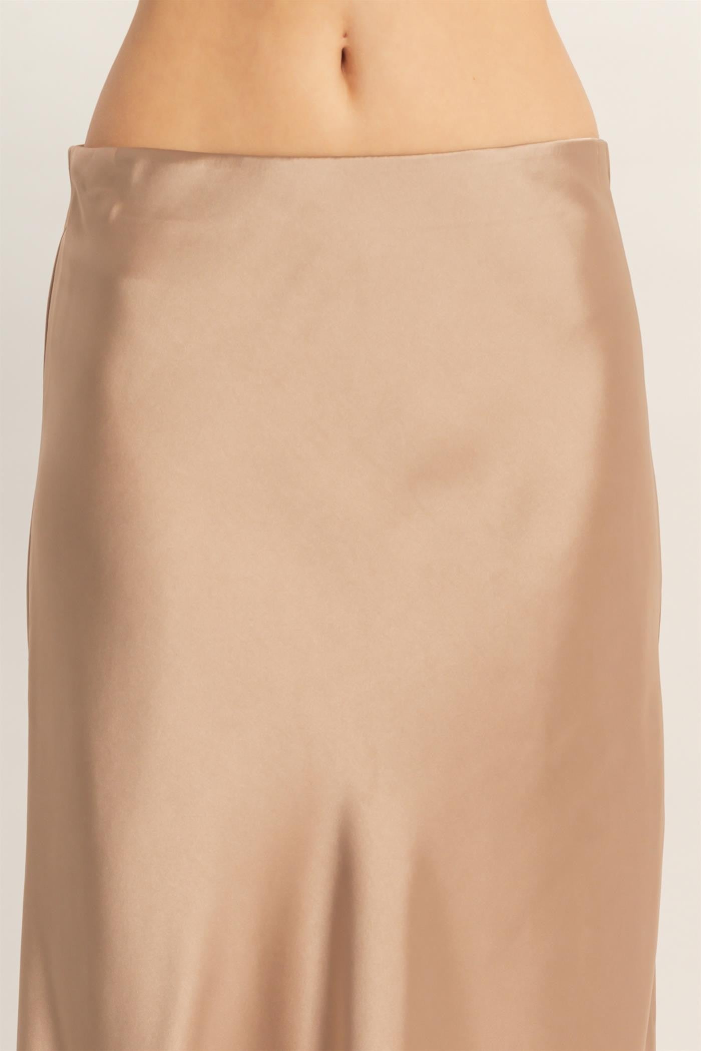 Satin Maxi Skirt
