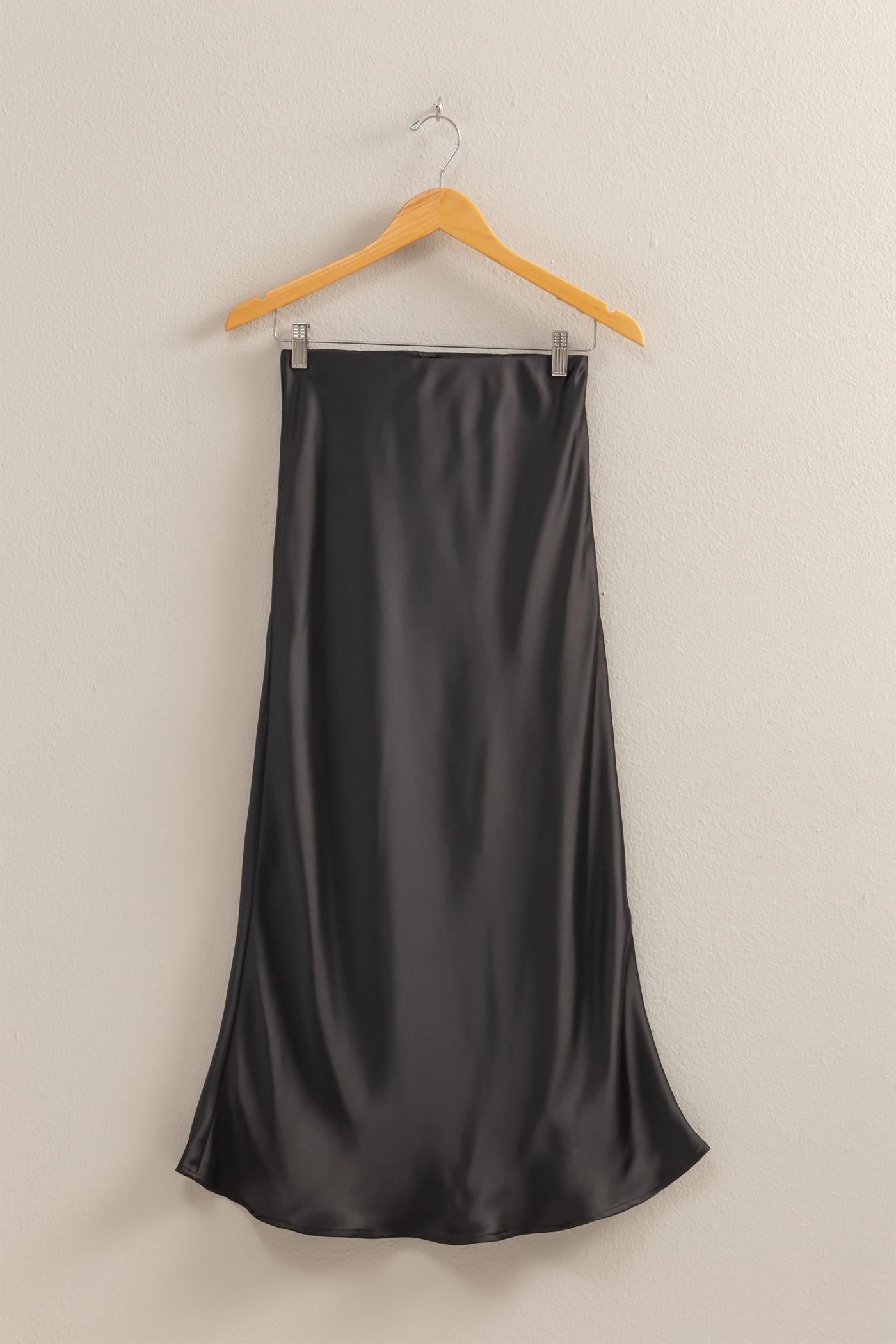 Satin Maxi Skirt