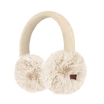 Faux Mink Fur Knitted C.C Earmuff