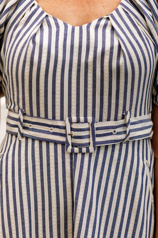 Navy Stripe Dress