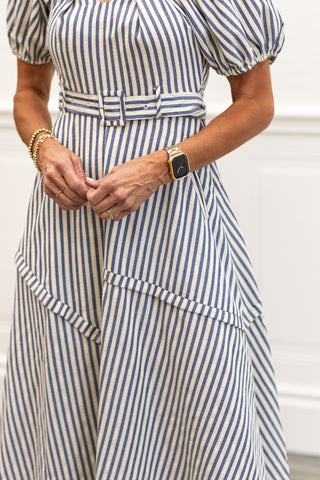 Navy Stripe Dress