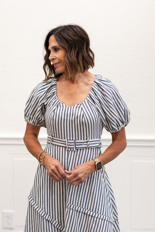 Navy Stripe Dress
