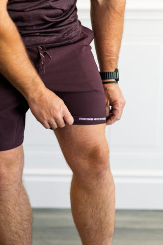 7" Pursuit Short - Unlined in Mulberry