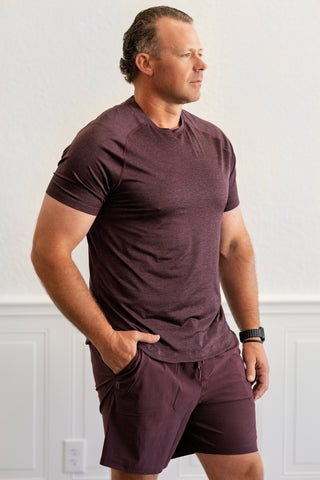 Atompshere Tee in Mulberry Heather