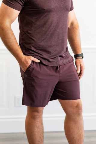 7" Pursuit Short - Unlined in Mulberry