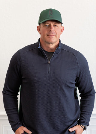 Peak Hat in Hunter Green