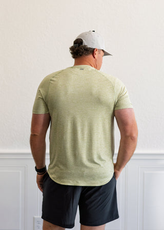 Atompshere Tee in Dusty Sage Heather