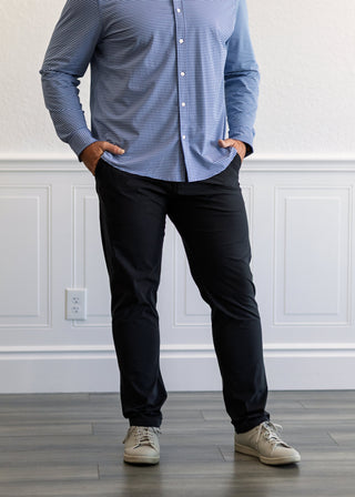 Commuter® Shirt - Classic in Navy Gingham