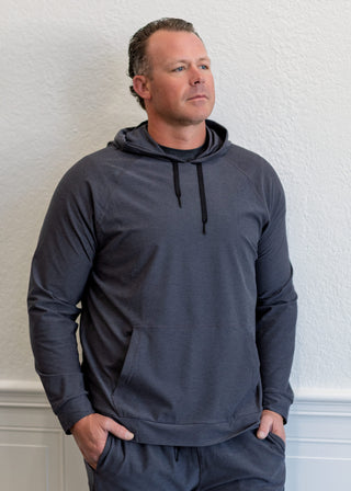 Atmosphere Midweight Hoodie in Asphalt