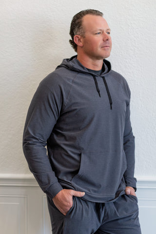 Atmosphere Midweight Hoodie in Asphalt