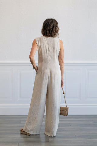 Effortless Wrap Front Jumpsuit