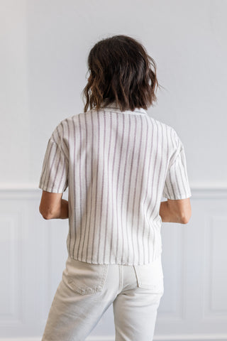 Chest Pocket Button Down Shirt in Stripe