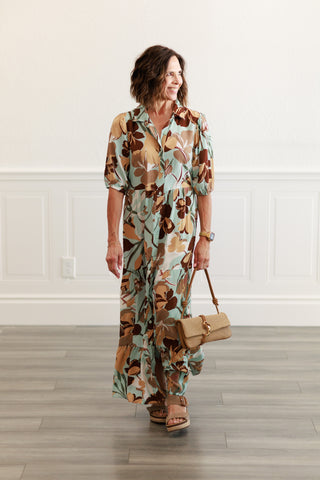 Floral Tiered Maxi Dress
