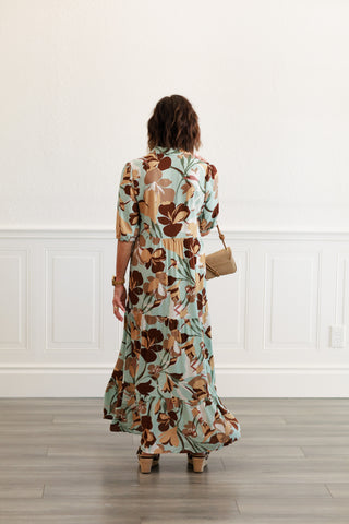 Floral Tiered Maxi Dress
