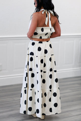 Monroe Polka Dot Halter Top