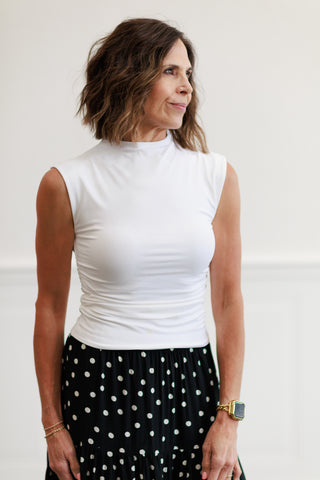Extended Sleeve Funnel Neck Top