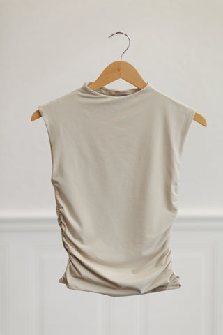 Extended Sleeve Funnel Neck Top