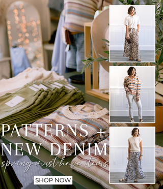 PATTERNS + NEW DENIM