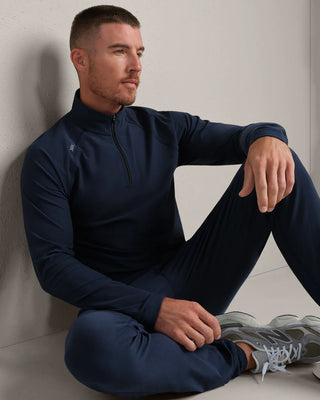Atmosphere Midweight 1/4 Zip in Navy