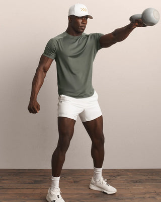 Rhone Atmosphere Tee in Olive Shadow