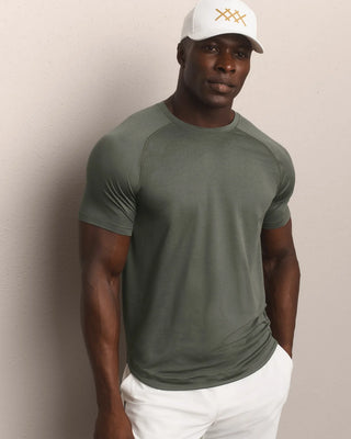 Rhone Atmosphere Tee in Olive Shadow