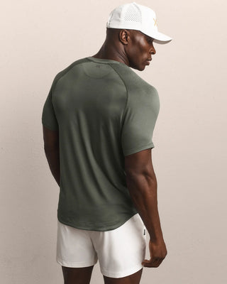 Rhone Atmosphere Tee in Olive Shadow