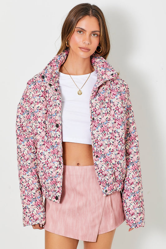 Floral Corduroy Jacket