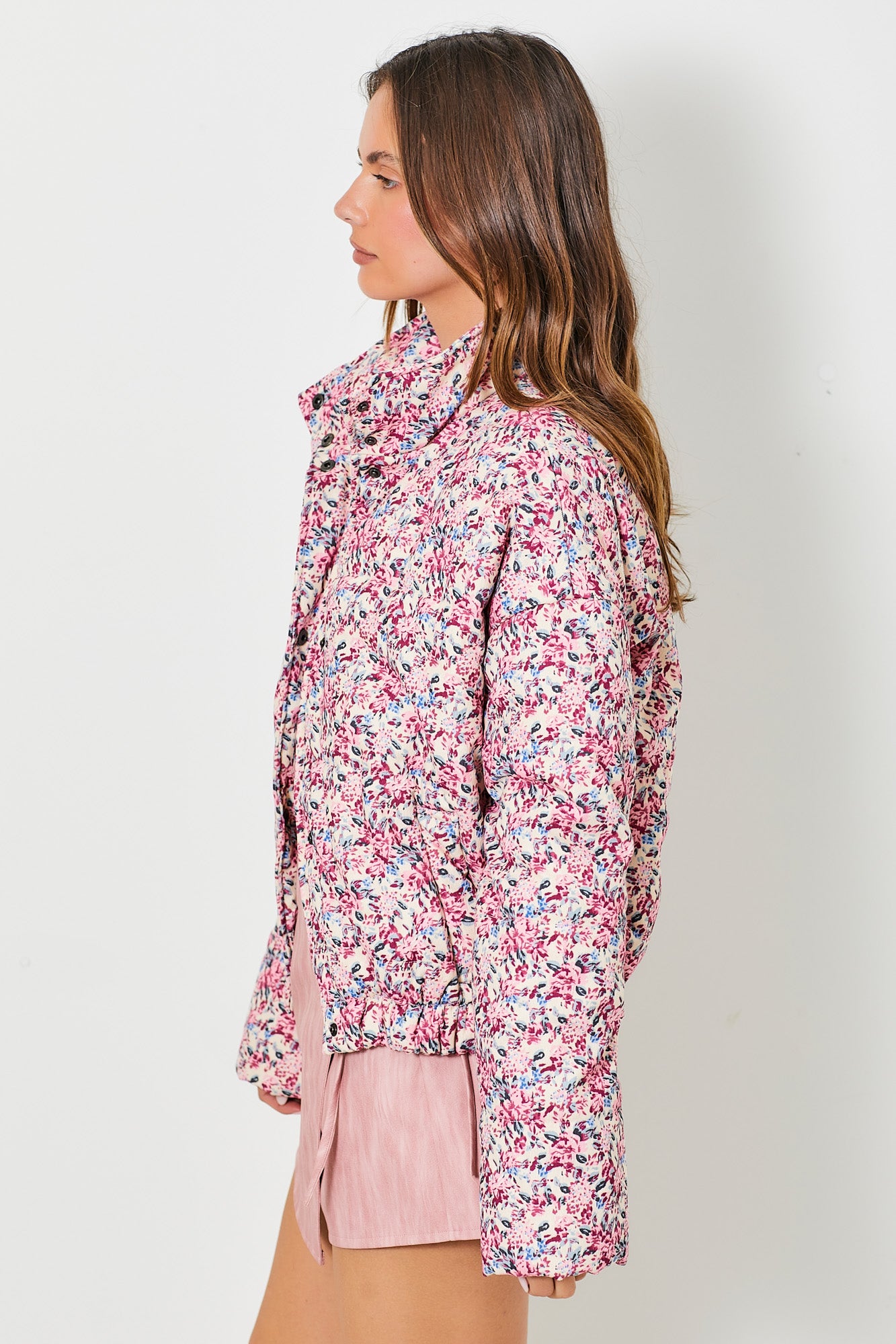 Floral Corduroy Jacket