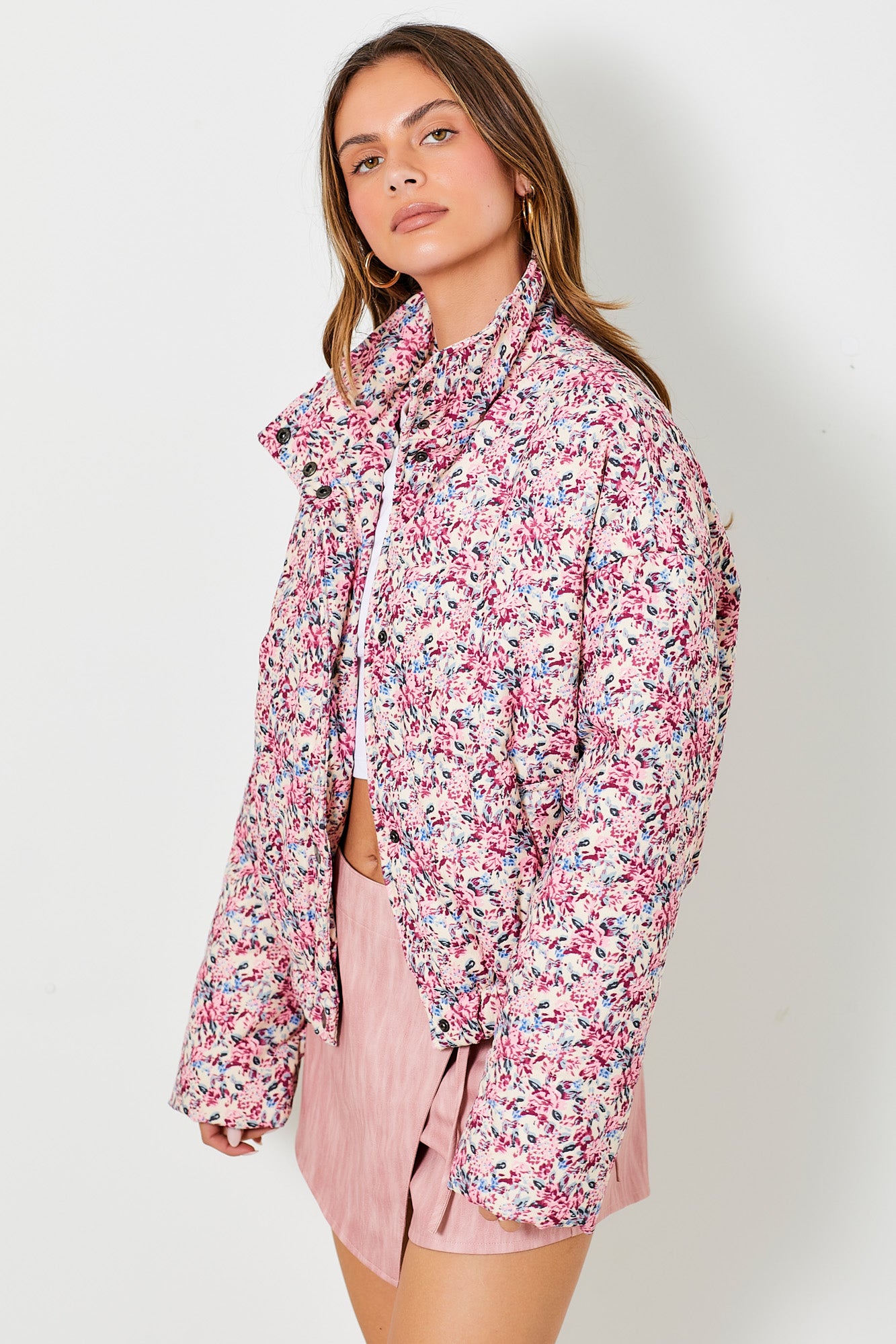 Floral Corduroy Jacket