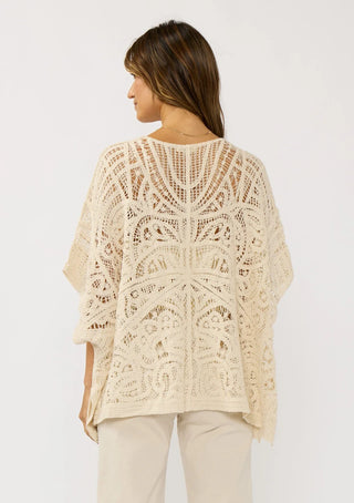 Beach Crochet Cover Up in Natural
