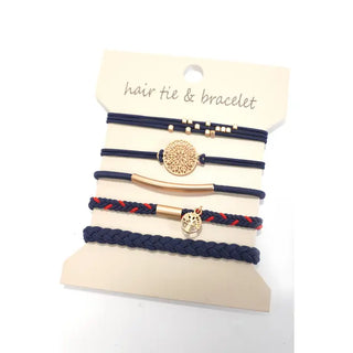 Boho Dual Function Knot Bracelet Hair Ties