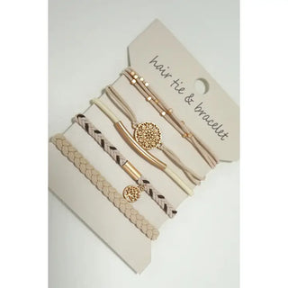 Boho Dual Function Knot Bracelet Hair Ties