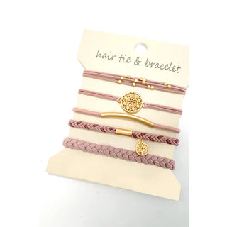 Boho Dual Function Knot Bracelet Hair Ties