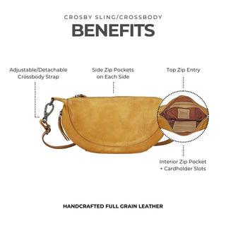 Crosby Sling Crossbody in Brown