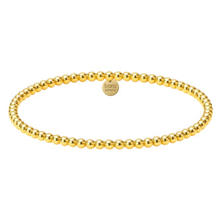 Classic 3mm Gold Filled Beaded Bracelet