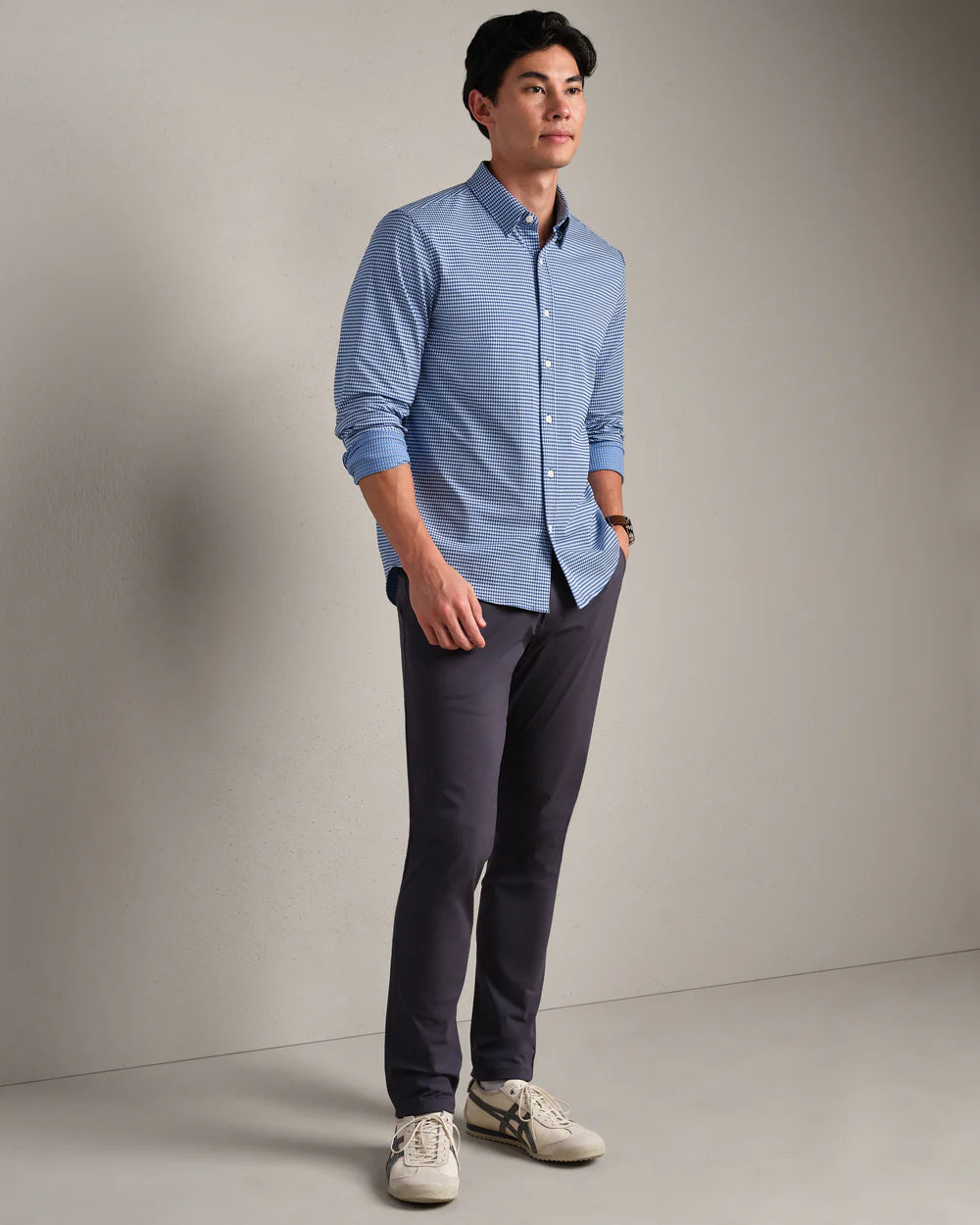 Commuter® Shirt - Classic in Navy Gingham