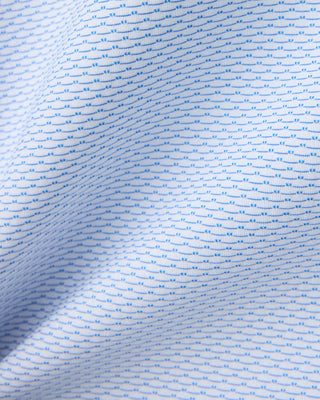 Commuter® Short Sleeve Shirt in Light Blue Wave Geo