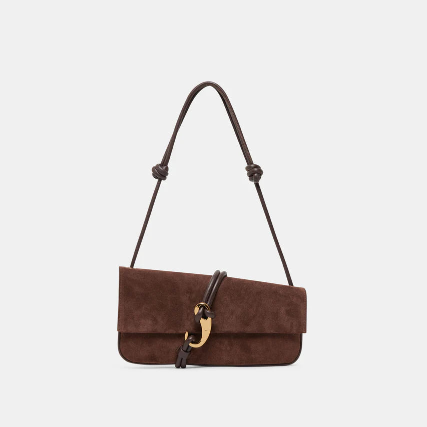 Alice Chocolate Slant Bag