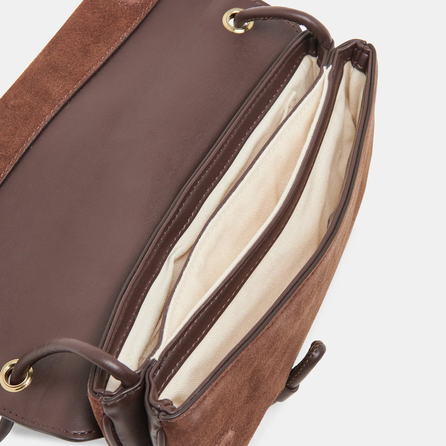 Alice Chocolate Slant Bag