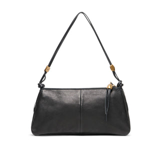 Solara Leather Baguette Shoulder Bag in Black – Women's Leather Bag by Dolce Vita