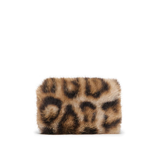 Brindi Crossbody Wallet in Leopard Faux Fur – Women's Mini Bag by Dolce Vita