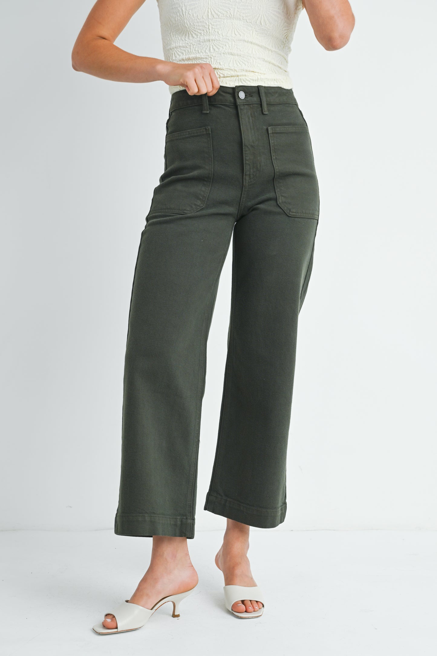 Utility Jean in Dk. Olive