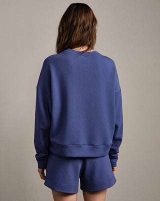Dream Glow Crew Neck in Ultramarine