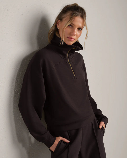 Dreamglow 1/2 Zip in Dk. Espresso