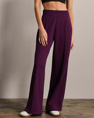 DreamGlow® Trouser in Dark Berry – Women's Wide Leg Trouser by Rhone