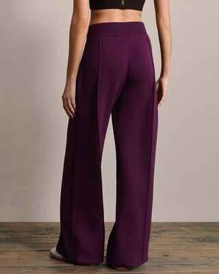 DreamGlow® Trouser in Dark Berry – Women's Wide Leg Trouser by Rhone