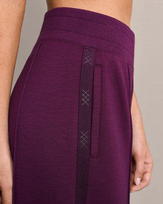 DreamGlow® Trouser in Dark Berry – Women's Wide Leg Trouser by Rhone