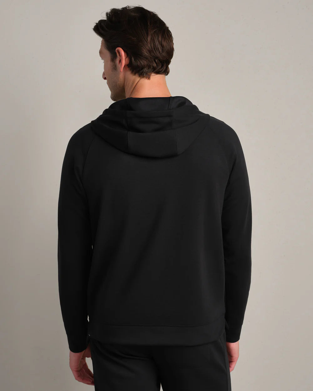 Dreamstate Full Zip Hoodie in Pure Black